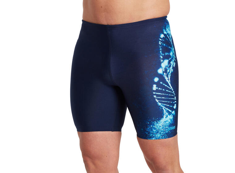 Helix Mid Jammer Badebukse 36 Zoggs | Blå | Ecolast+ 