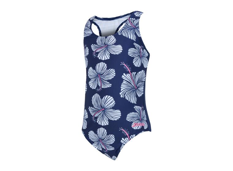 Hibiscus Actionback Badedrakt 92cm Zoggs | Blå/Flerfarget | Ecolast 