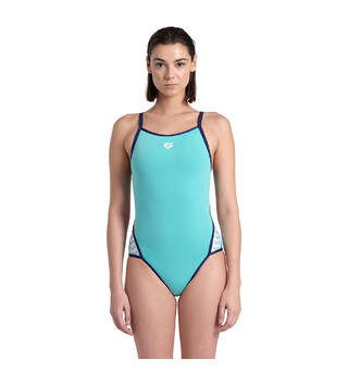 Icons Super Fly Back Solid Badedrakt Arena | Turkis | MaxLife ECO