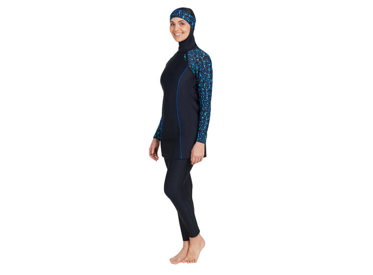 Jewel Modesty Suit Side Cut Burkini 48 Zoggs | Flerfarget | Elastomax 