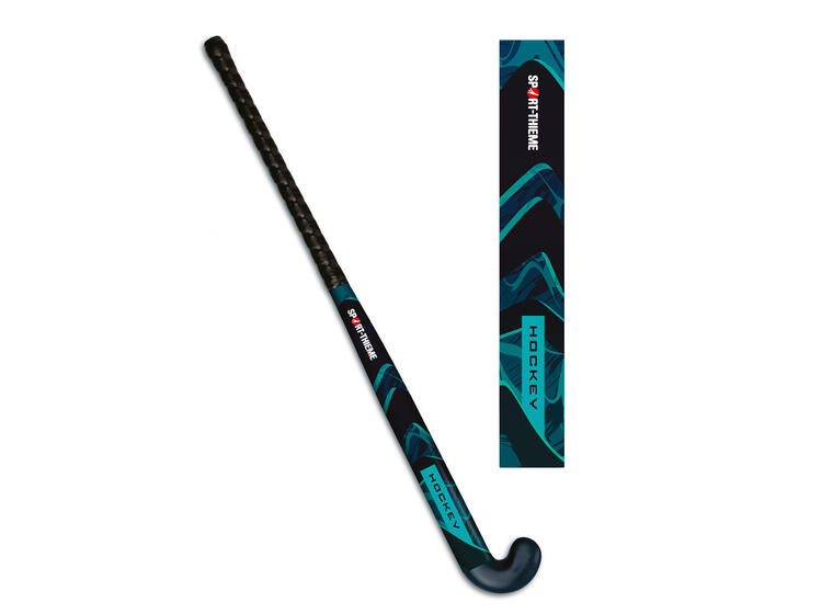 Landhockeykølle Force Blå Inne- og utendørs | Lengde 93 cm 