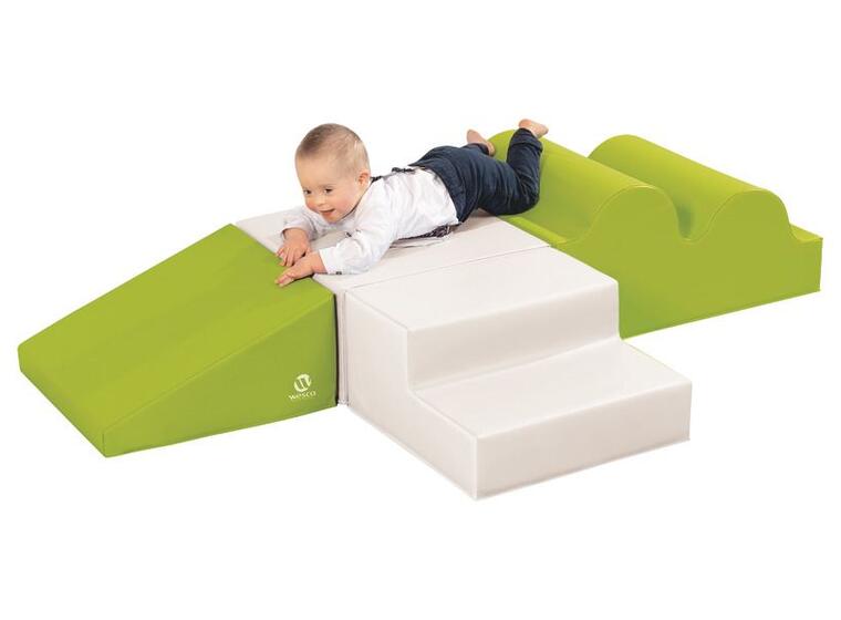 Mini Skumklosser | Krysset 2 byggesett 168x96 cm | 4 elementer i skum 