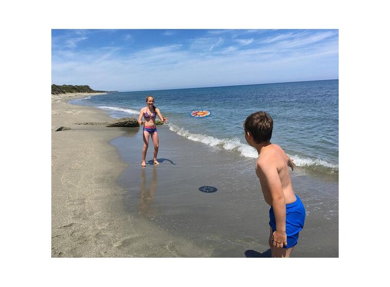 Neopren Frisbee Til lek i vann eller på land 