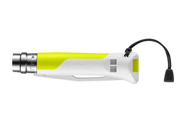 Opinel N°08 Outdoor Foldekniv | Gul Solid lommekniv for hverdagsturene 