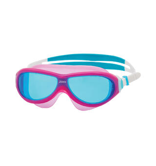 Phantom Junior Mask Sv&#248;mmebrille Zoggs 6-14 &#229;r | Bl&#229; linse | Dykkermaske