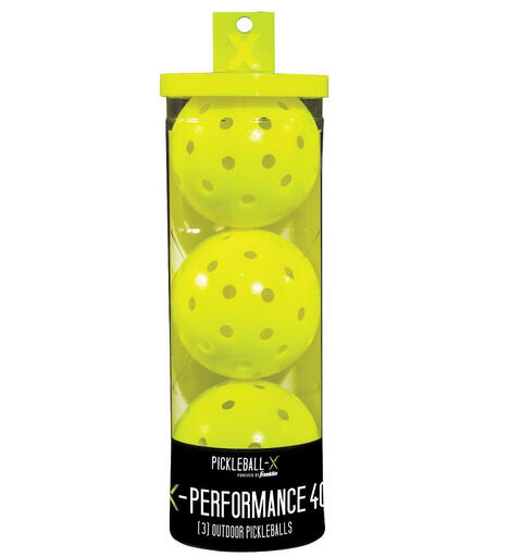 Pickleball X-40 Utend&#248;rs ball Optic 3 stk. i r&#248;r | Trening og match