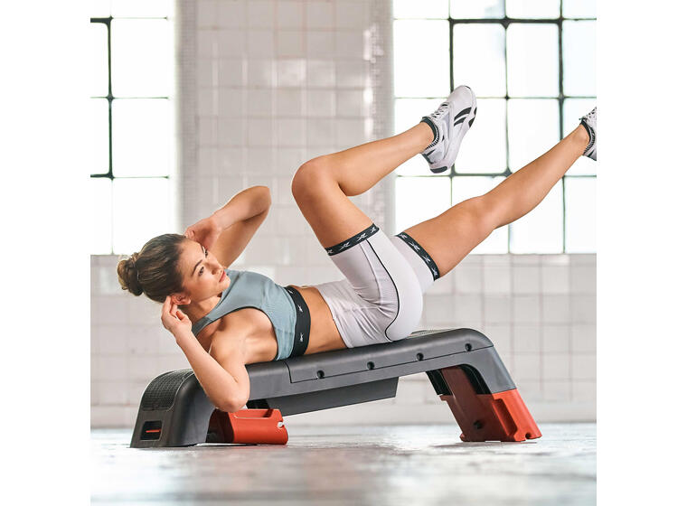 Reebok Stepkasse The Deck 2.0 Svart | Rød 