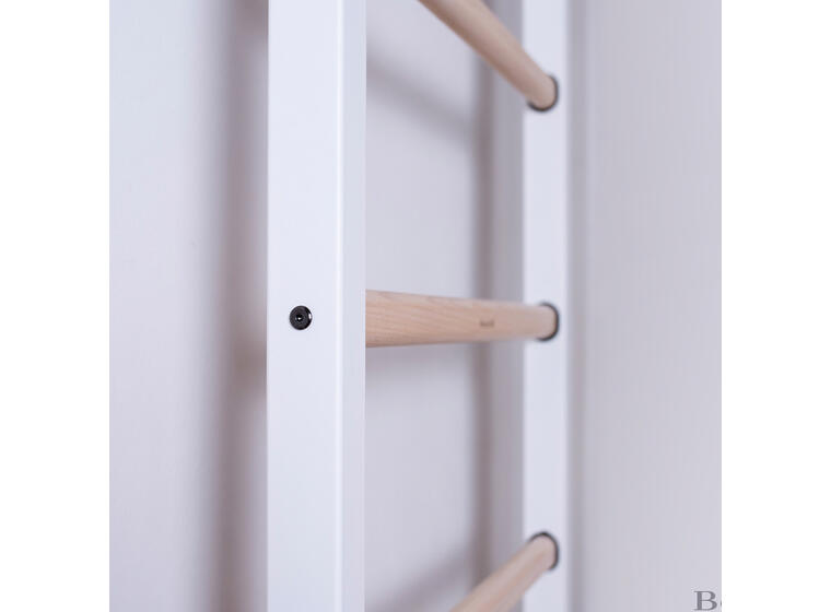 Ribbevegg BenchK 413 Hvit Pull-up | dip bar | husketallerken 