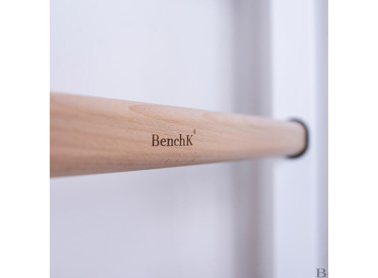 Ribbevegg BenchK 413 Hvit Pull-up | dip bar | husketallerken 