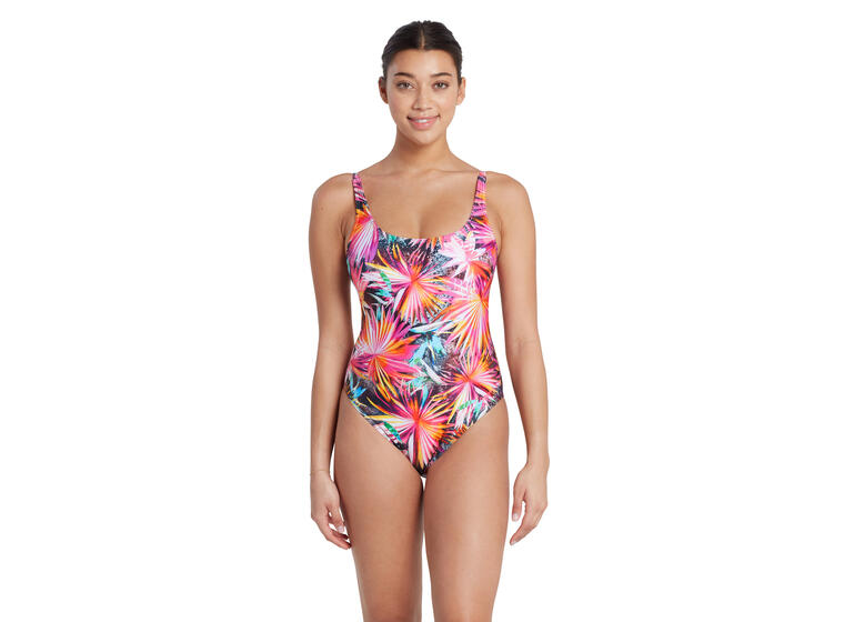 Savannah Sleekback Badedrakt 36 Zoggs | Flerfarget | Ecolast 