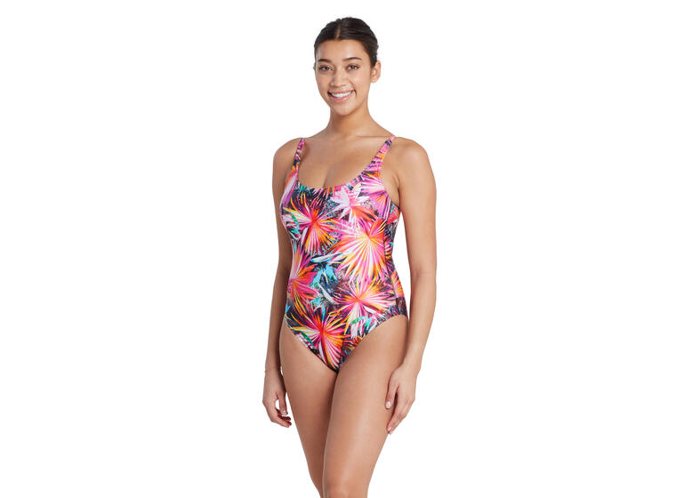 Savannah Sleekback Badedrakt 36 Zoggs | Flerfarget | Ecolast 