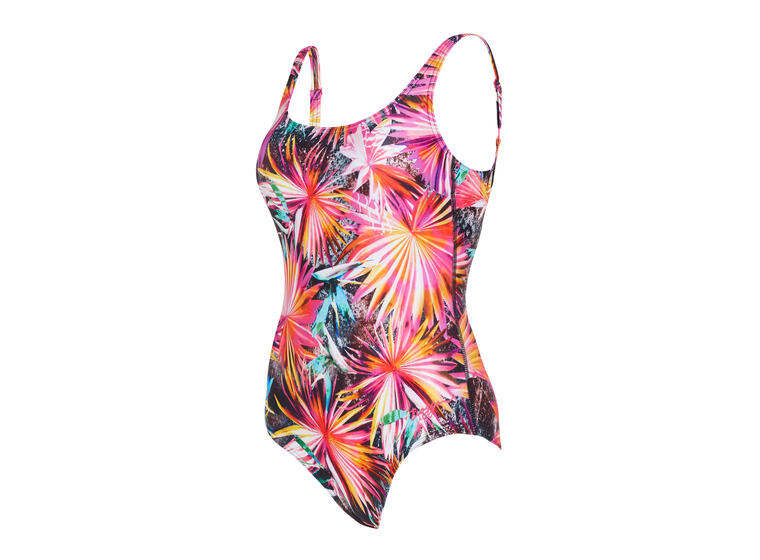 Savannah Sleekback Badedrakt 36 Zoggs | Flerfarget | Ecolast 
