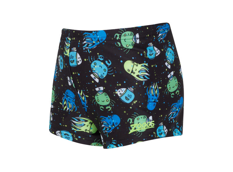 Sea Play Hip Racer Badebukse 80cm Zoggs | Svart/Flerfarget | Ecolast 