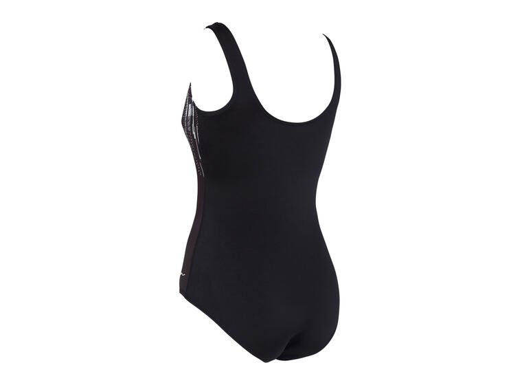Shimmer Scoopback Badedrakt EU36 Zoggs | Svart/Flerfarget  | Ecolast 