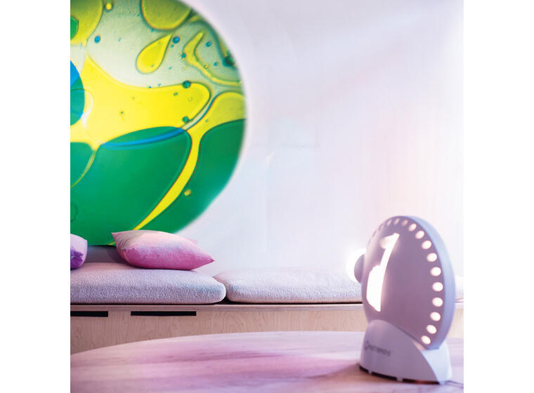 Space Projektor med 4 fargehjul Hvit 