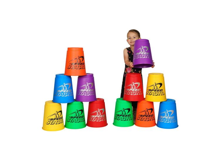 Speed Stacks Jumbo Sett 36 36 store kopper | Assorterte farger 