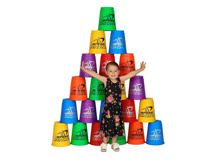 Speed Stacks Jumbo Sett 36 36 store kopper | Assorterte farger 