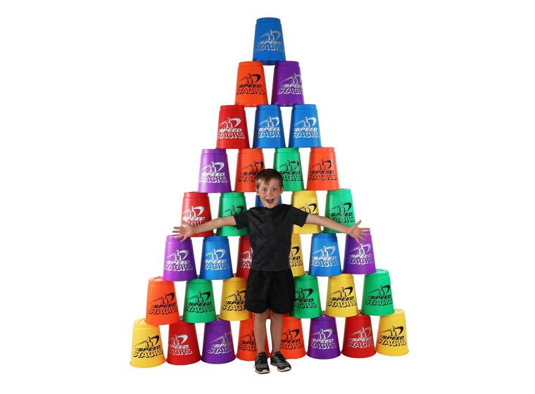 Speed Stacks Jumbo Sett 36 36 store kopper | Assorterte farger 
