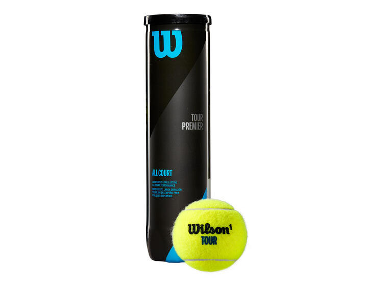 Tennisballer Wilson Tour Premier 4 stykk | Konkurranse og trening 