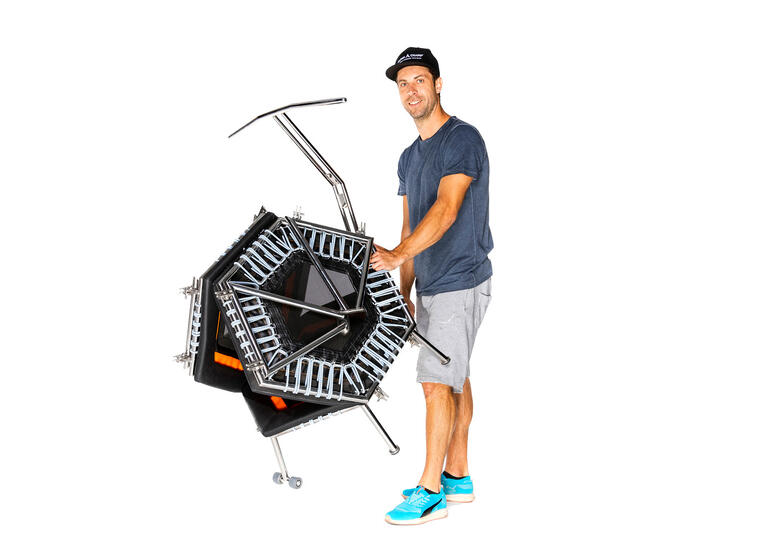 Treningstrampoline Alpha Champ LRT Trippel | 3 hoppeflater 