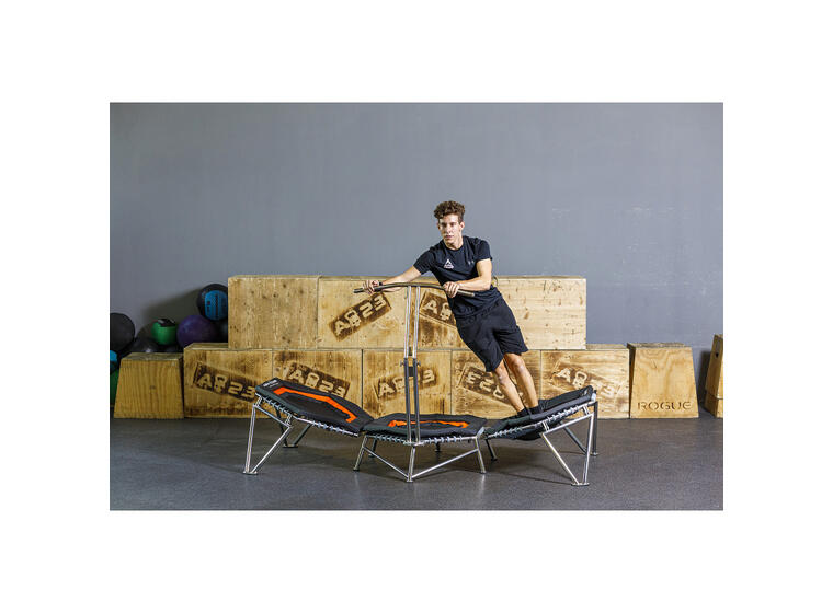 Treningstrampoline Alpha Champ LRT Trippel | 3 hoppeflater 