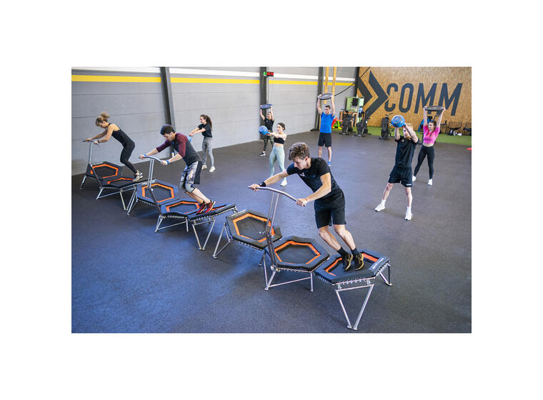 Treningstrampoline Alpha Champ LRT Trippel | 3 hoppeflater 