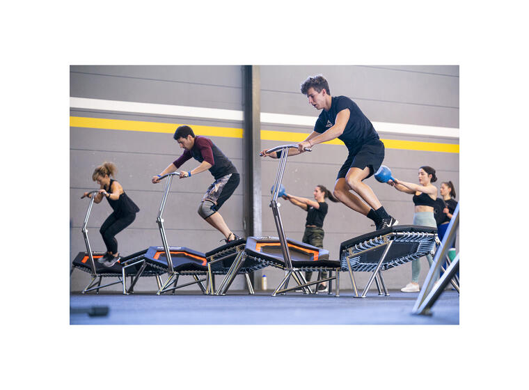 Treningstrampoline Alpha Champ LRT Trippel | 3 hoppeflater 