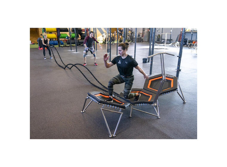 Treningstrampoline Alpha Champ LRT Trippel | 3 hoppeflater 