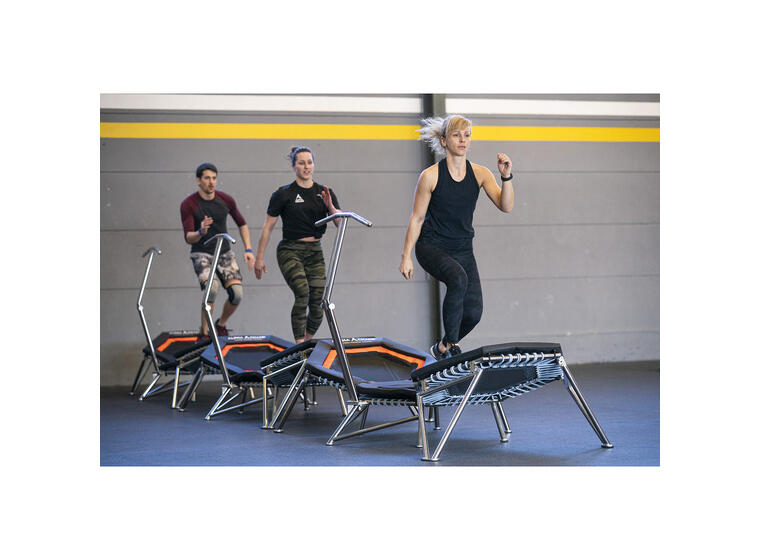 Treningstrampoline Alpha Champ LRT Trippel | 3 hoppeflater 