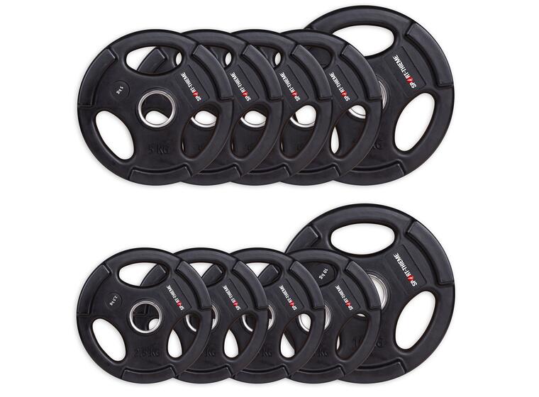 Vektpakke PU-belagt 50 kg | 50mm 4x2,5kg | 4x5kg | 2x10 kg 