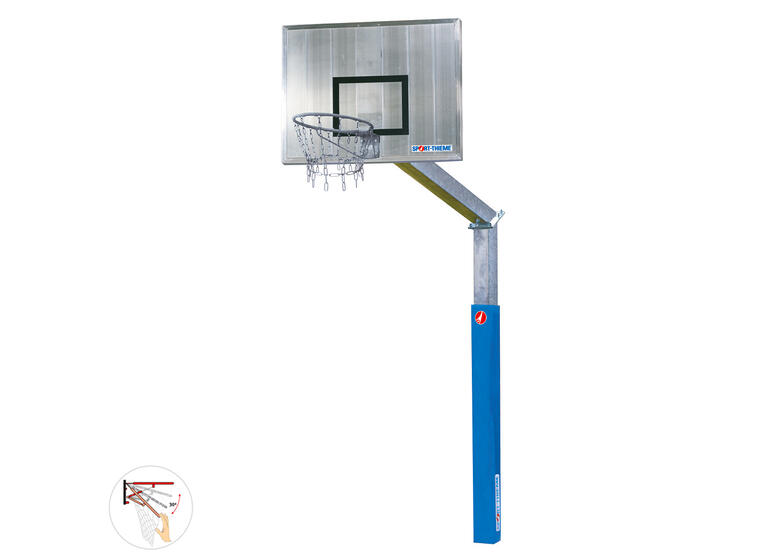 Basketballstativ Fair Play 2.0 120x90 cm | Fastmontert | Dunkering 