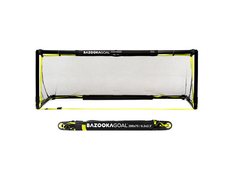BazookaGoal Justerbar bredde 200x75 cm Pop up-mål | 1,2 m  | 1,5 m | 2 m 