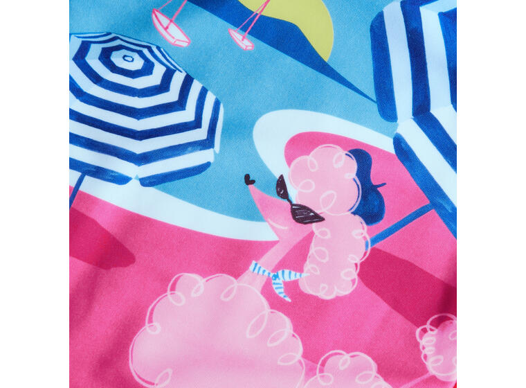 Digital Printed Badedrakt jr 98 Speedo | Rosa/Blå | ECO EnduraBrite 