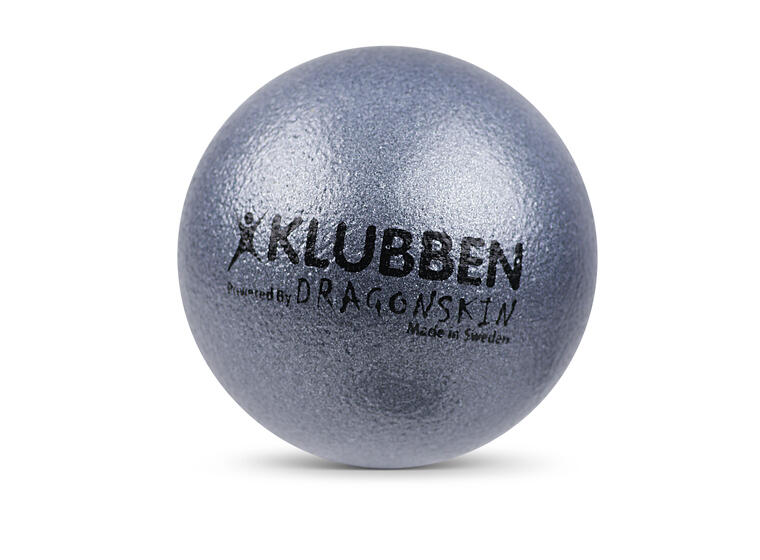 Dragonskin Grip skumball 16 cm | Sølv Softball til lek, stikkball & kanonball 