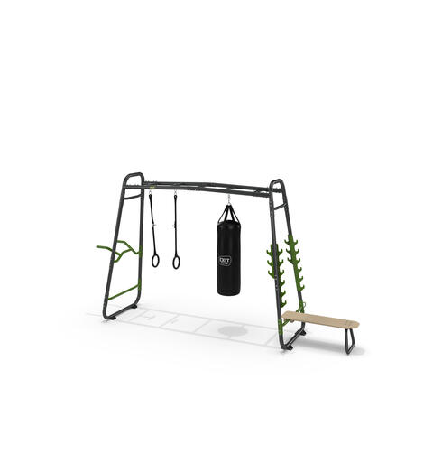 EXIT GetSet Monkeybar MB230 442x125 cm | Boksesekk | Dips | Benk mm.