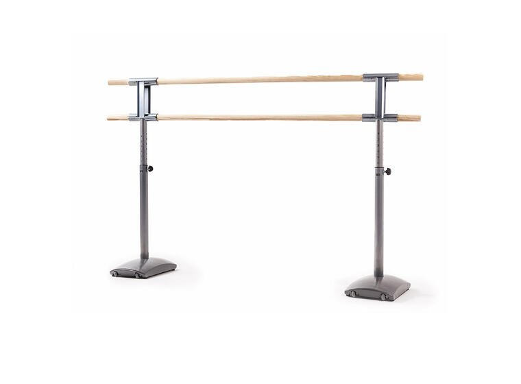 Frittstående Ballettbarre - Royal 200 cm 2 barrer | høydejustering | m/hjul 