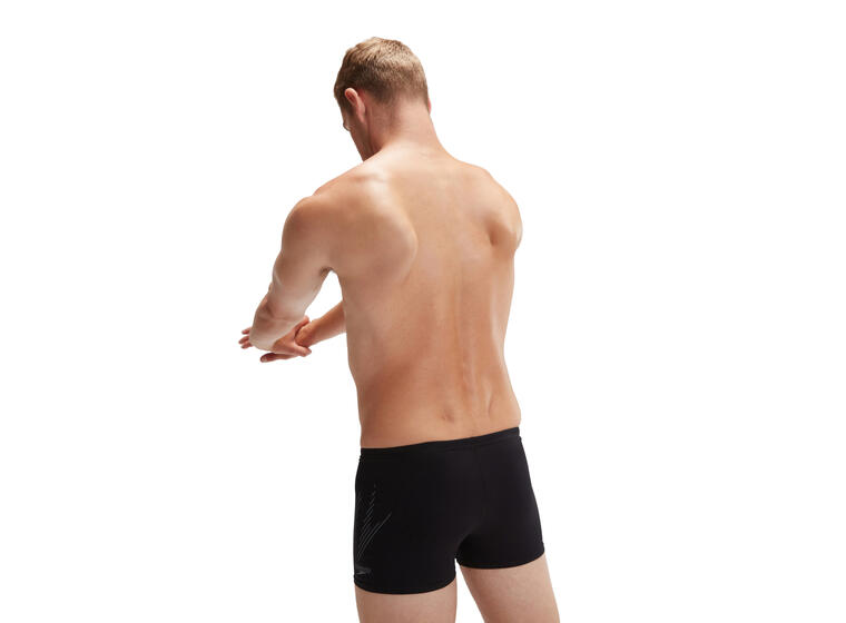 HyperBoom Placement Short Badebukse 30 Speedo | Svart/Grå | ECO Endurance+ 