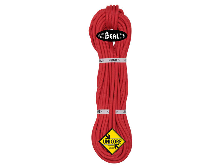 Klatretau Beal WALL SCHOOL 10,2mmx200m Dynamisk innendørs enkelttau | Rød 