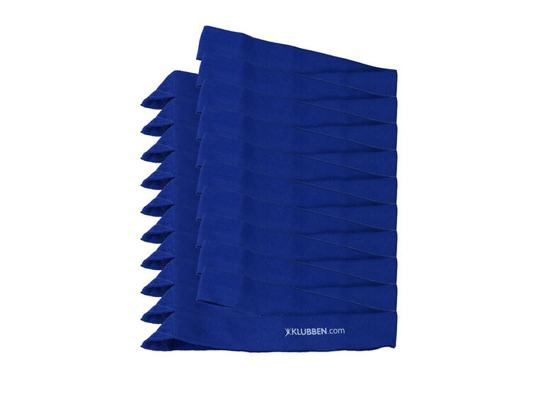 Lagbånd Senior | 10 stk Blå | 10 lagbånd | 60 cm 