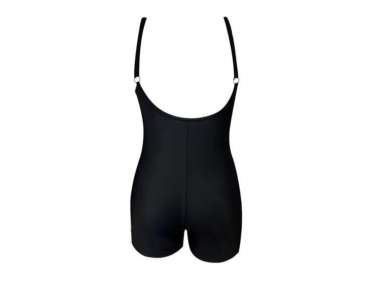 New Quebec Retro Cut Badedrakt EU50 Ras | Svart | Spa Back 