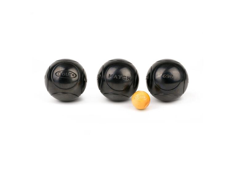 OBUT Konkurranse Boule Sett med 3 | 700 gram | D 74 mm 