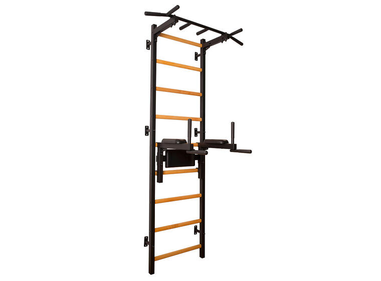 Ribbevegg BenchK 312B Svart Pull-up | Høydejusterbar dip bar 