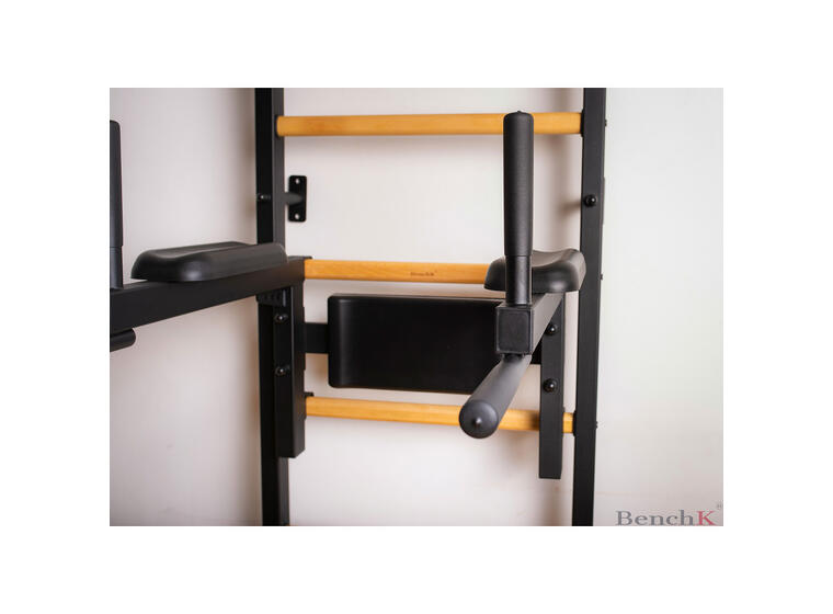 Ribbevegg BenchK 312B Svart Pull-up | Høydejusterbar dip bar 