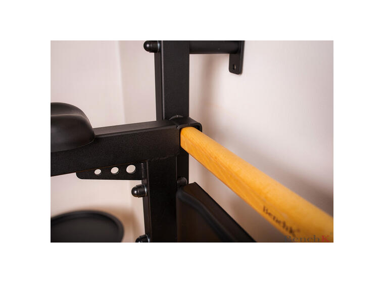 Ribbevegg BenchK 312B Svart Pull-up | Høydejusterbar dip bar 