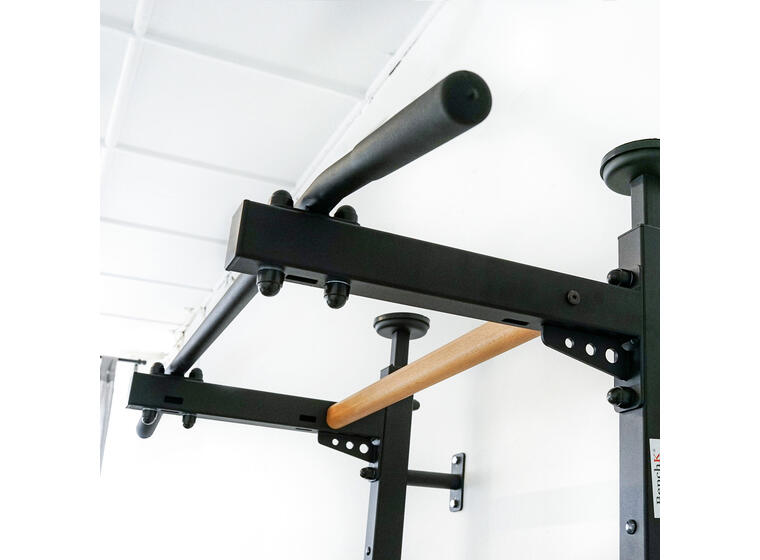 Ribbevegg BenchK 512 Svart Pull-up stang | Høydejusterbar dip bar 