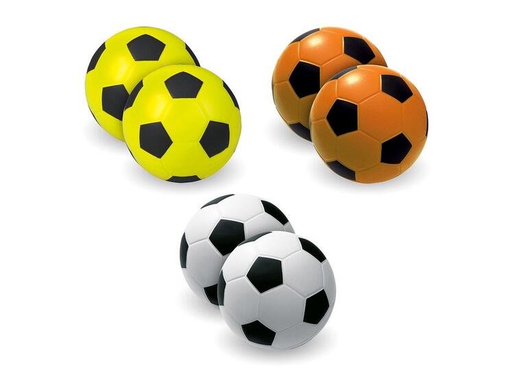 Sett med skumfotballer (6) 6 skumballer med nettingbag 