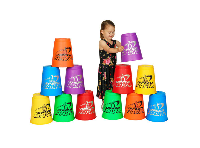 Speed Stacks Jumbo Sett 12 12 store kopper | Assorterte farger 