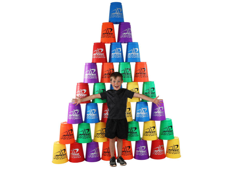 Speed Stacks Jumbo Sett 12 12 store kopper | Assorterte farger 
