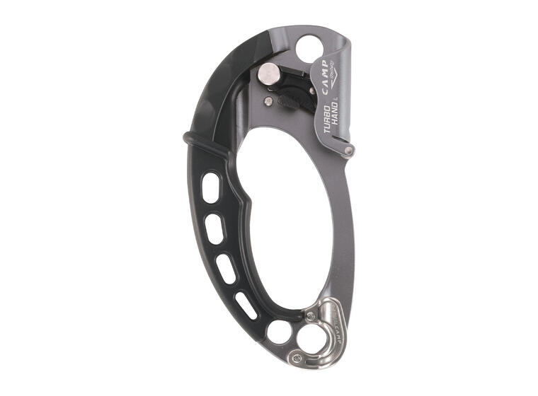 Tauklemme CAMP TURBOHAND PRO | Venstre Ergonomisk håndklemme m/guide | Grå 