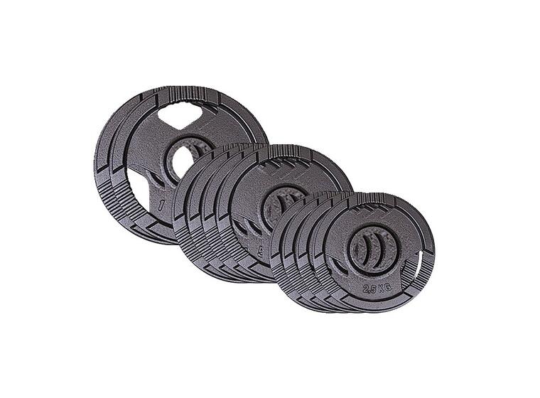 Vektpakke Støpejern 50 kg | 50mm 4x2,5kg | 4x5kg | 2x10 kg 